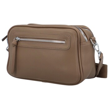 Dámská crossbody kabelka světle hnědá - Paolo bags Tselmega