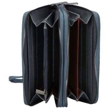 Dámská peněženka modrá - Paolo bags Deris