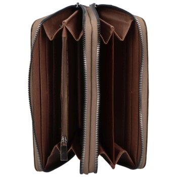 Dámská peněženka hnědá - Paolo bags Deris