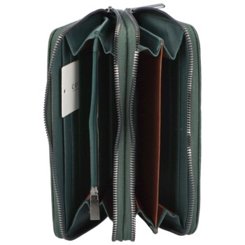 Dámská peněženka tmavě zelená - Paolo bags Deris