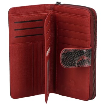 Dámská kožená peněženka červená - Lorenti Chantala