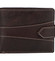 Pánská kožená peněženka tmavě hnědá - Tomas Inrogo