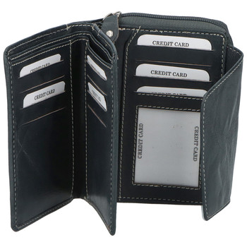 Dámská kožená peněženka tmavě modrá - Tomas Pierluigi