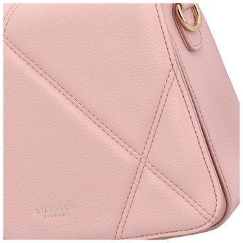 Dámská crossbody kabelka světle růžová - DIANA & CO Bleneded