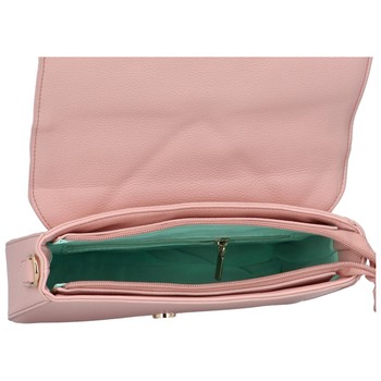 Dámská crossbody kabelka světle růžová - DIANA & CO Bleneded