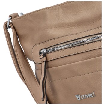 Dámská crossbody kabelka béžová - Coveri Capris