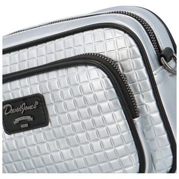 Dámská crossbody kabelka stříbrná - David Jones Mirina