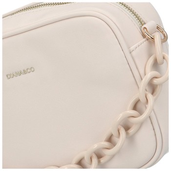 Dámská crossbody kabelka světle béžová - DIANA & CO Aftery