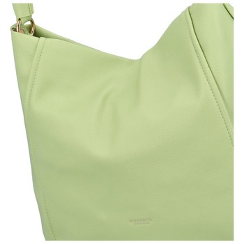 Dámská kabelka přes rameno světle zelená - DIANA & CO Leliani