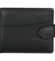 Pánská kožená peněženka černá hladká - Tomas Inrogo