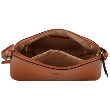 Dámská kožená crossbody/taška koňaková - Katana Akíra