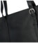 Dámská kožená kabelka přes rameno černá - Katana Nuilia