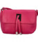 Dámská kožená crossbody kabelka fuchsiová - ItalY Porta