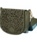 Dámská kožená crossbody kabelka khaki - ItalY Betteryela