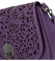 Dámská kožená crossbody kabelka fialová - ItalY Bettery