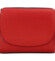 Dámská kožená crossbody kabelka červená - Delami Juliane