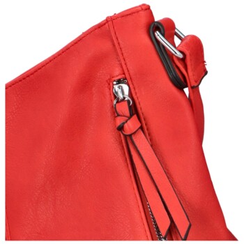 Dámská crossbody kabelka červená - Paolo Bags Adelaide
