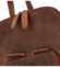 Dámský kožený batůžek hnědý - Greenwood Hammon 2