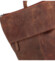 Kožený batoh hnědý - Greenwood Ronitor