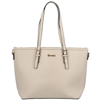 Dámská kabelka přes rameno béžová - Coveri Juisse