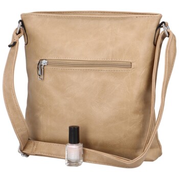 Dámská crossbody kabelka pískově béžová - Romina Raelyn