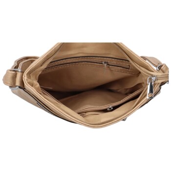 Dámská crossbody kabelka pískově béžová - Romina Raelyn