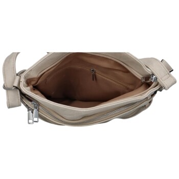 Dámská crossbody kabelka béžová - Romina Elkano