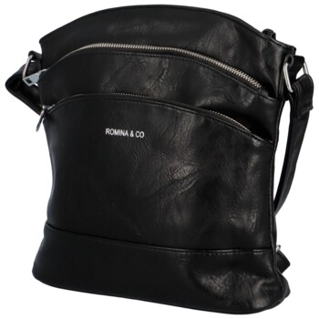Dámská crossbody kabelka černá - Romina Elkano