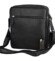 Pánská kožená crossbody taška černá - Katana Aleta
