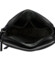 Pánská kožená crossbody taška černá - Katana Aleta