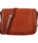Dámská kožená crossbody kabelka hnědá - Katana Ladybona