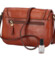Dámská kožená crossbody kabelka hnědá - Katana Ladybona