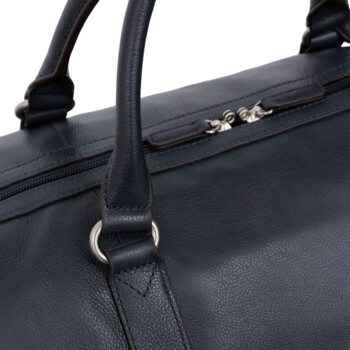 Luxusní kožená cestovní taška tmavě modrá - Hexagona Maestro