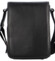 Pánská kožená crossbody taška černá - Katana Vermunt