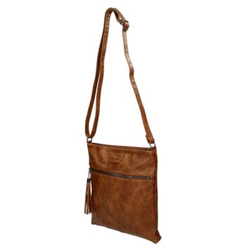 Dámská crossbody kabelka koňaková - Enrico Benetti Loyden