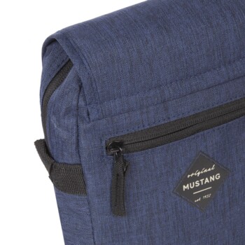 Pánská látková crossbody taška tmavě modrá - Mustang Afon