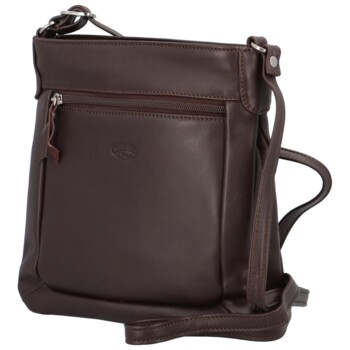 Pánská crossbody kabelka tmavě hnědá - Katana Willie