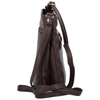 Pánská crossbody kabelka tmavě hnědá - Katana Willie