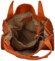 Dámská kožená kabelka oranžová - ItalY Methy