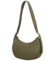 Dámska kožená crossbody khaki - Delami Kinsley
