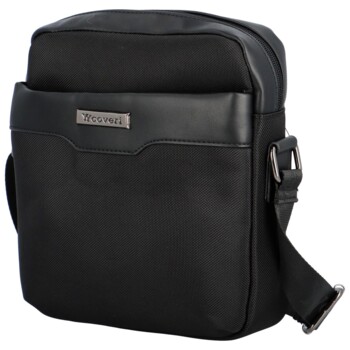 Pánská crossbody taška černá - Coveri Bruttos