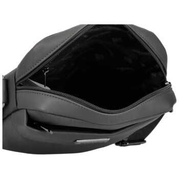 Pánská crossbody taška černá - Coveri Bruttos