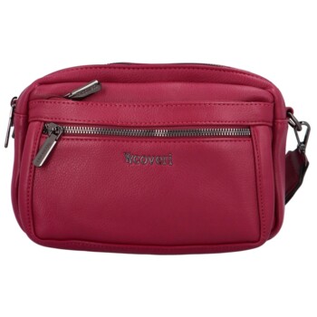 Dámská crossbody kabelka fuchsiová - Coveri Bricky new 