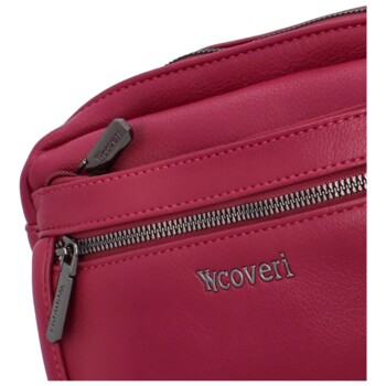 Dámská crossbody kabelka fuchsiová - Coveri Bricky new 