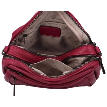 Dámská crossbody kabelka fuchsiová - Coveri Bricky new 