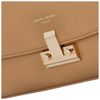 Dámská crossbody kabelka camel - David Jones Paige