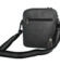 Pánská kožená crossbody taška černá - Hexagona Bermund