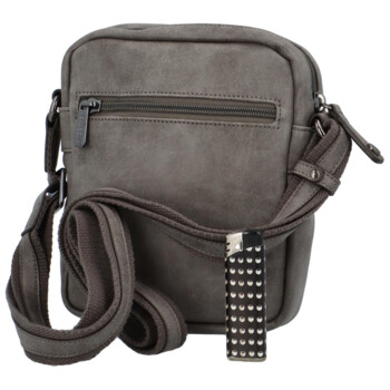 Pánská crossbody taška přes rameno šedá - Hexagona Flyon
