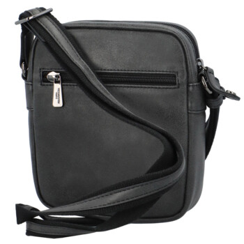 Pánská crossbody taška přes rameno černá - Hexagona Flyon