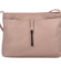 Dámská kožená crossbody kabelka růžová - Delami Eneta